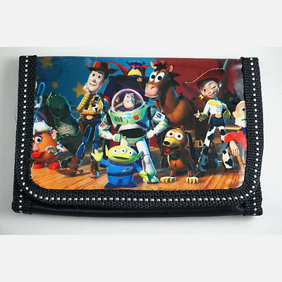 Disney Toy Story Buzz Woody Jess Tri-Fold Mini Wallet Kids Back to School Supply