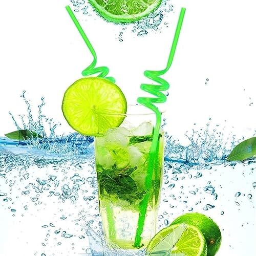 30 Pcs Reusable Silly Straws Curly Drinking Straws for Classroom Activities - Picture 7 of 7