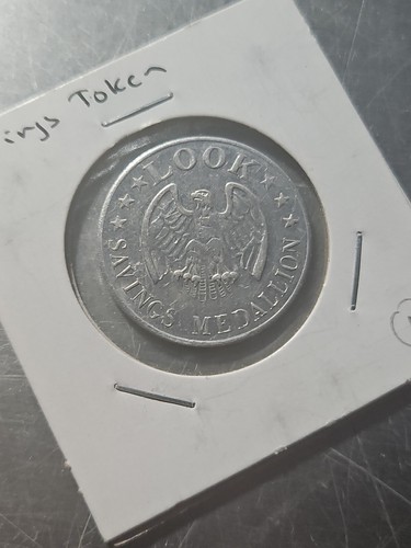 Look Savings Medaillon Münze Medaille (M.T.#0072) - Bild 1 von 2