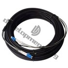 100M Outdoor Field Fiber Patch Cord LC to LC UPC SM 9/125 Duplex Fiber Cable