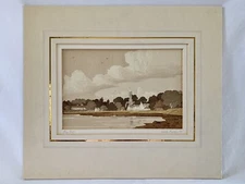 Frank Murray Watercolor Painting Rhu Bay 1981