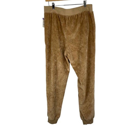 Nordstrom Abound Velour Jogger Sweat Pants Large Tan Amphora NWT - Foto 5 di 10