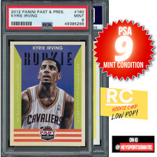 Kyrie Irving 2012-13 Panini Past and Present #160 ROOKIE CARD PSA 9 MINT 