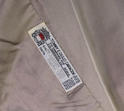 Tommy E Giulio Caraceni Bespoke Silk Dupioni Double Breasted Blazer Jacket 38S - Picture 9 of 9
