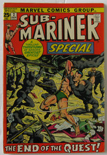 Submariner Special #2 (Jan 1972, Marvel), VG condition (4.0), 52 page issue