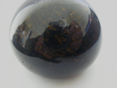 SMALL OLD / ANTIQUE GLASS PAPERWEIGHT 1800's EUROPEAN ? - Picture 10 of 14