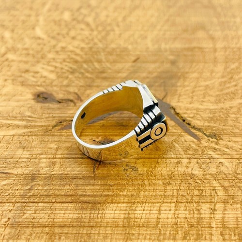 Harley Davidson Ring 925 Sterling Silver Ring Motorcycle Biker Ring All Sizes - Picture 7 of 10