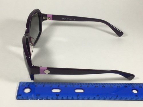 Cole Haan Women CH7001 513 Butterfly Sunglasses Purple Frame Gray Gradient 56mm - Picture 12 of 12