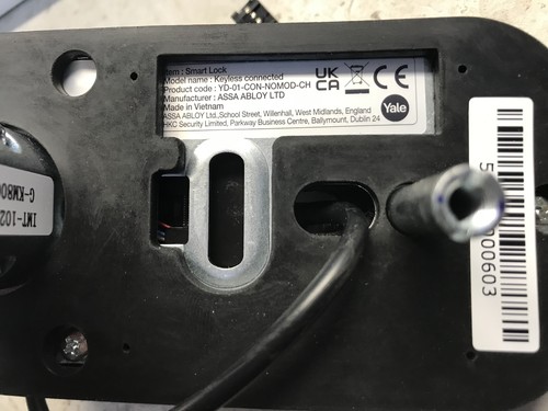 Cerradura de puerta sin llave Yale YD-01-CON-NOMOD-CH, vía Smartphone, I25226 - Imagen 5 de 5