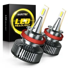 AUXITO H8/H9/H11 LED Light Bulbs 500% Brighter Headlight Conversion Kit Low Beam