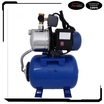 #ad #ad 1.5HP Shallow Well Garden Pump with Booster System amp; Pressure Tank Water Jet New $132.47