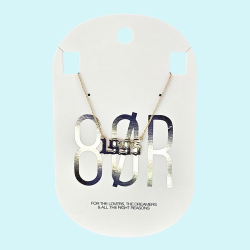8 Other Reasons Necklace Gold Tone 1995 Birth Year Birthday Minimalist Boho - Picture 2 of 4