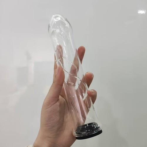 Glas G-Punkt Dildo Anal Butt Plug Vaginal Massager Sexspielzeug Wasser Füllen DE - Bild 4 von 20