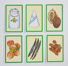 Ersatzteile 6er Kartenset  Ravensburger Mitbring-Spiel Schoko Hexe