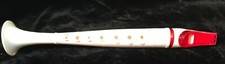 Vintage TROPHY FLUTOPHONE Recorder Red  White