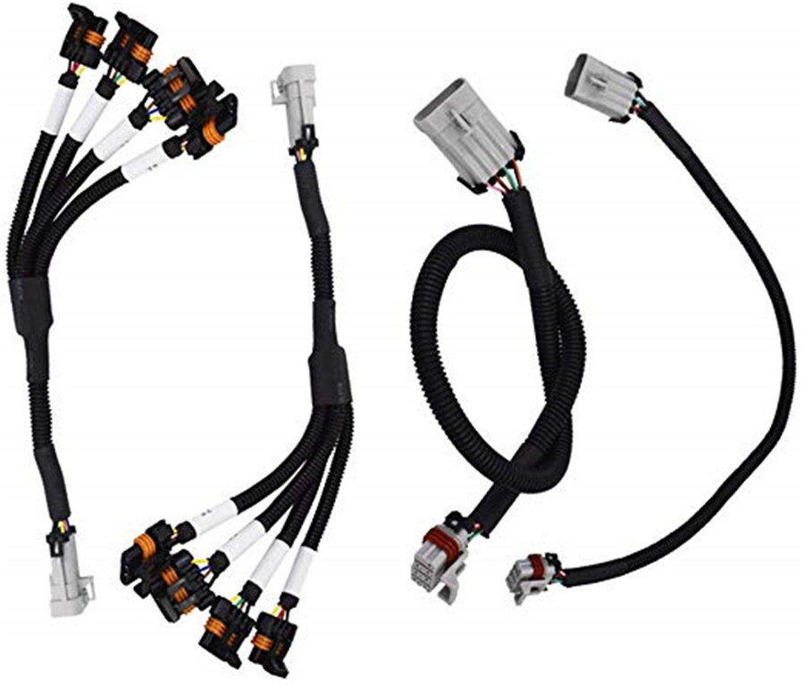 4Pcs For LS1 LS6 LSX Ignition Coil Relocation Kit Harness Extension
