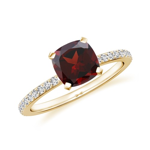 Cushion Shape Moissanite 925 Sterling Silver 1.94 CT April Birthstone Ring Her. - Bild 82 von 217