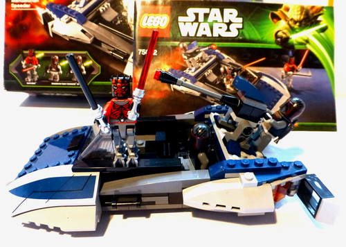 Lego Star Wars Mandalorian Speeder 75022 Komplett mit Karton und Bauanleitung