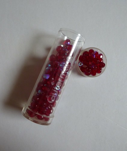 Tube of Gutermann Faceted Glass Beads 4mm or 6mm- Choose Colour from the List - Picture 48 of 108