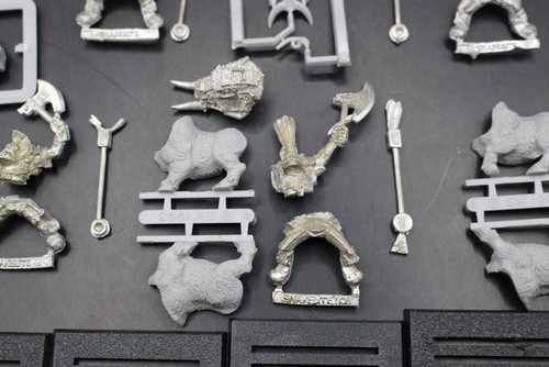 Warhammer 40K Ork Orks Snakebite BoarBoyz x5 include Nob Boar Boyz 2a edizione metallo - Foto 7 di 8