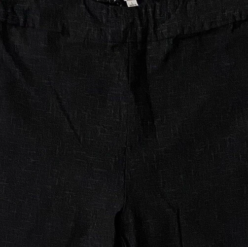 Pantalón capri Nanette Lepore negro cónico para mujer talla L cintura 30 entrepierna 25 tiro medio Foto 2 de 4