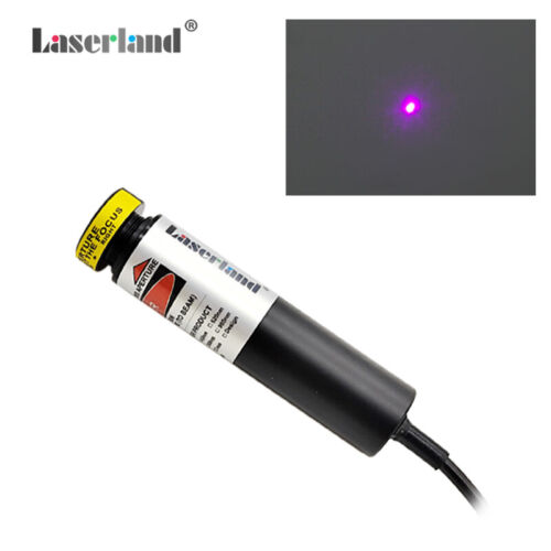 18mm 405nm 20mW Violet Blue Focusable Dot Module - Picture 3 of 4