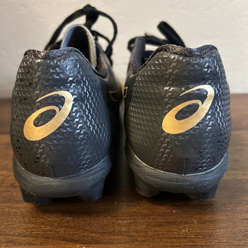ASICS Ultrezza Soccer Cleats Shoes Black/Gold Sz 4.5 US /37 EU - Picture 5 of 8