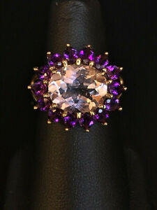 Frog Amethyst Ring Size 9