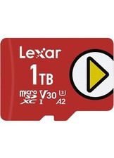 Lexar 1TB PLAY microSDXC, UHS-I, C10, U3, V30, A2, Full-HD & 4K R&W 100mb/s