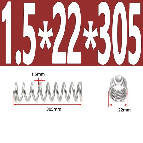 305mm Long Compression Spring 3mm - 50mm Diameter,Pressure / coiled springs - Picture 50 of 54