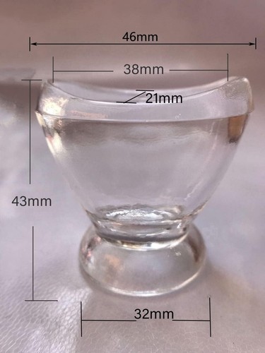 Reusable Glass Eye Wash Cups with Leak-Proof Seal - Eye Hygiene Essential - Picture 5 of 9