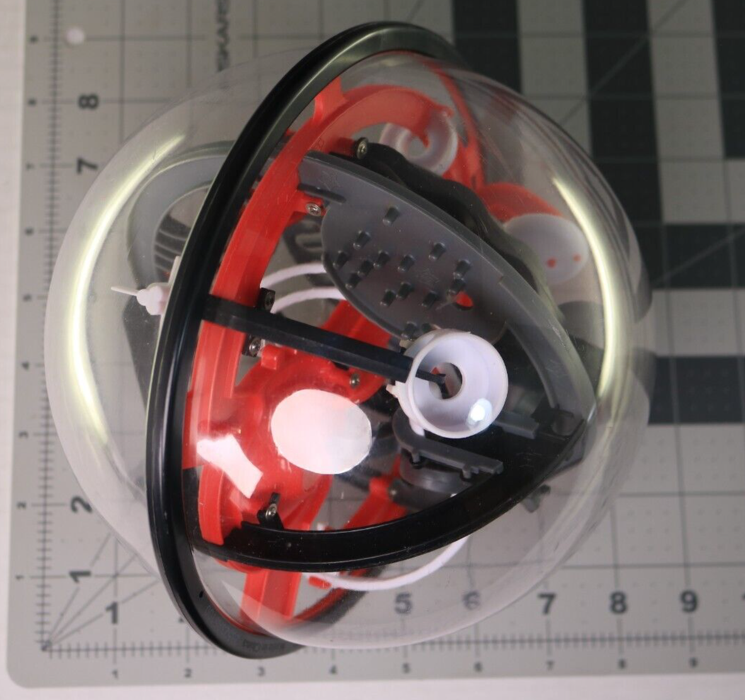 Sharper Image 3D Maze Sphere- Space Challenge- Labyrinth Puzzle