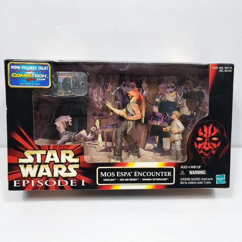 Star Wars Episode I: Mos Espa Encounter Sebulba jar jar Binks Anakin Hasbro NEW - Picture 1 of 8