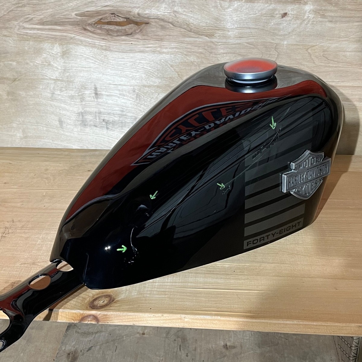 タンク　Forty-Eight XL1200X Harley Davidson Harley-Davidson Sportster XL1200 2.2 Gallon Gas Tank fuel