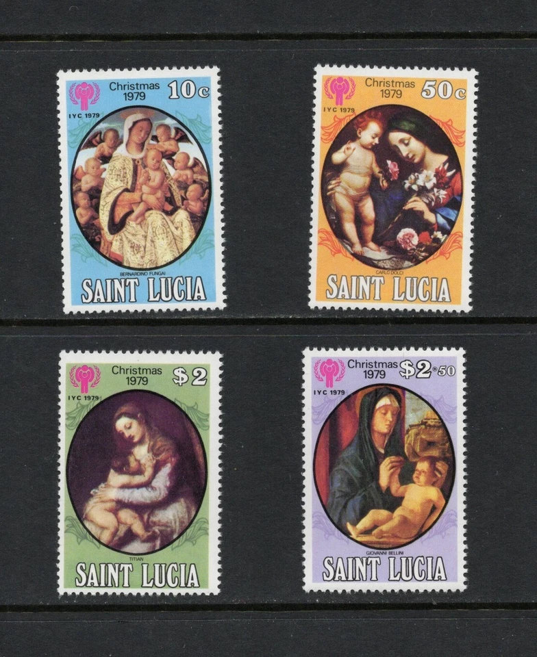 R6935 St. Lucia 1980 IYC & Noël 4v. MNH - Photo 1/1