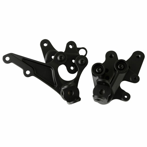Motorcycle Black Front Foot Pegs Bracket Fit For Suzuki GSXR1000 2005-2008 K5 K7 - Picture 3 of 8