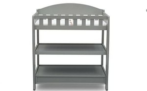 delta white changing table