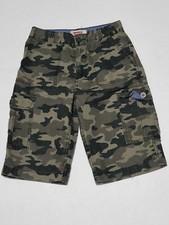 Levi's Boys Camo Cargo Shorts Size Kid's 16 Reg Green Pockets