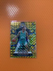 2023-24 Panini Mosaic Mosaic Reactive Yellow #277 Brandon Miller City Edition