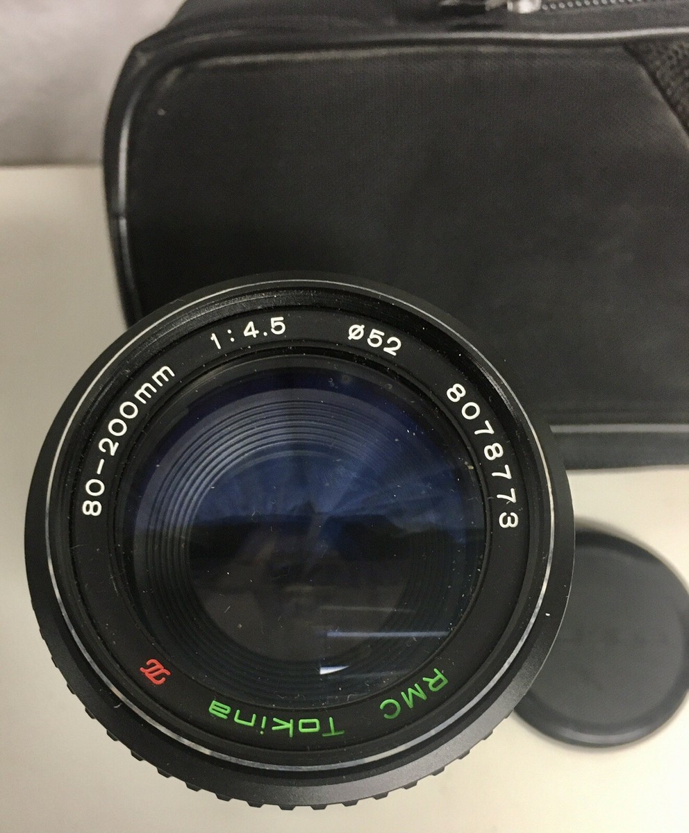 RMC TOKINA 80-200mm 1:4.5 ZOOM Lens for PENTAX K-Mount - With Case