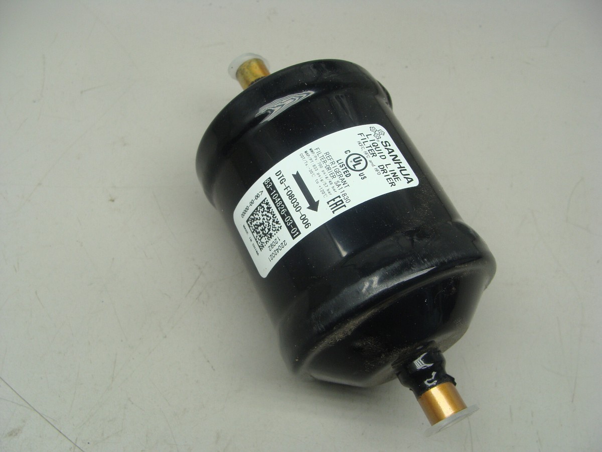 SANHUA LIQUID LINE FILTER DRIER 83-104826-03-01 DTG-F08030 SANHUA LIQUID LINE FILTER DRIER 83-104826-03-01 DTG-F08030