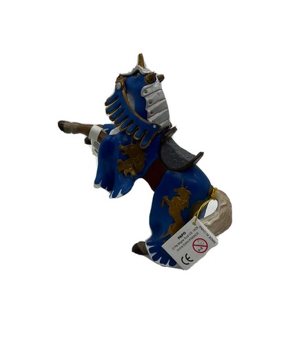  Papo aufgezogenes blaues Pferd - Bild 4 von 6