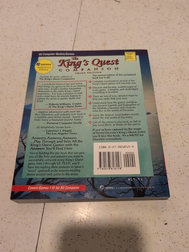King's Quest VI 6 Black BIG BOX PC MS-DOS WIN Sierra 3.5" VGA Cd Rom, Red Box - Picture 14 of 16