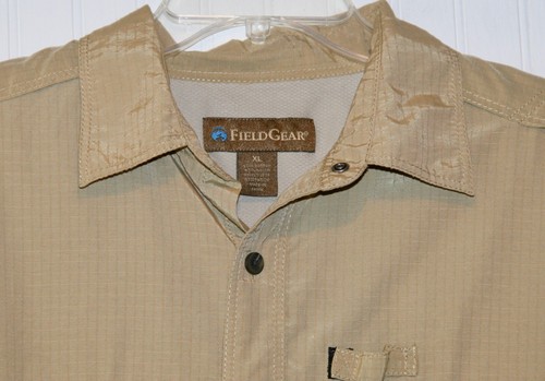 Herren NEU XL hellbraun Jagd Angeln Sport Langarm Hemd von Fieldgear - Bild 3 von 5