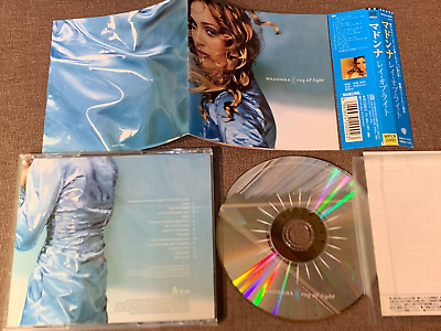 MADONNA Ray Of Light JAPAN CD WPCR-2000 OBI + PINK PROMO MADONNA Ray Of Light JAPAN CD WPCR-2000 OBI + PINK PROMO
