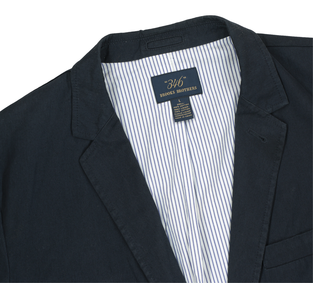 BROOKS BROTHERS 346 ビジネスジャケット ネイビー サイズ36 Brooks Brothers 紺ブレザー 346