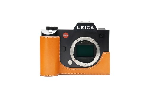 Genuine Real Leather Half Camera Case Bag Cover for Leica SL3 SL2 SL2-S SL - Picture 30 of 108