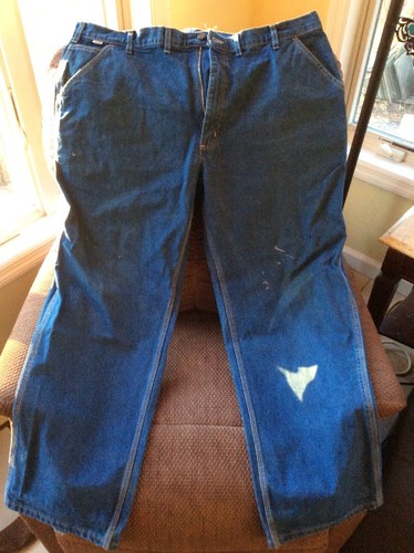 Herren Carhartt Flame Resistant Dark Wash Arbeitsjeans 44x32 - Bild 2 von 12