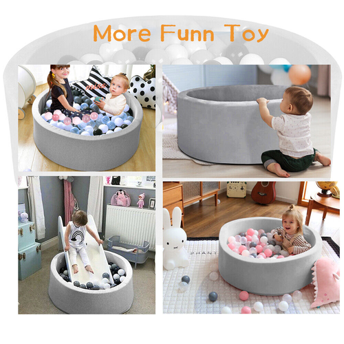 Baby Soft Kids Ocean Ball Play Pit Paddling Foam Pool Child Barrier Toy 90x30cm - Picture 6 of 14