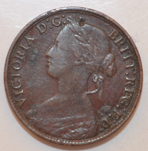 1861 Farthing Great Britain - Picture 1 of 2